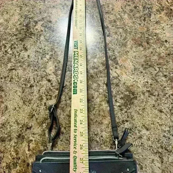 Nicole By Nicloe Miller Gray Mini Crossbody Detachable Strap Jars Not Included - Picture 10 of 14